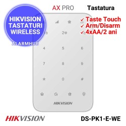 HIKVISION DS-PK1-E-WE - tastatura wireless, taste touch, culoare alba