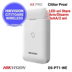 HIKVISION DS-PT1-WE - cititor wireless de taguri, 3 baterii AA (functionare 2 ani)