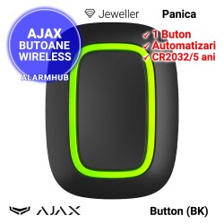 AJAX Button (BK) - buton panica wireless, automatizari, negru
