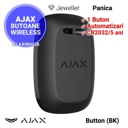 AJAX Button (BK) - buton panica wireless, automatizari, vedere din spate