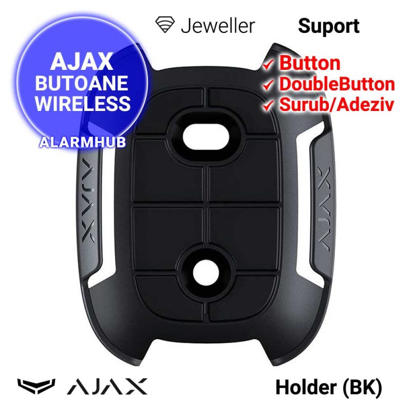 AJAX Holder (BK) - suport buton panica Button/DoubleButton, negru