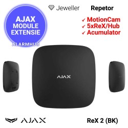 Repetor wireless AJAX ReX 2 (BK) - culoare neagra