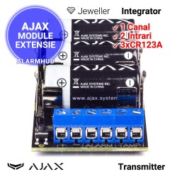 AJAX Transmitter - modul emitator-receptor pentru integrarea detectorilor cablati in sisteme wireless AJAX