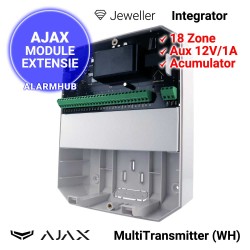 AJAX MultiTransmitter (WH) - modul emitator-receptor, suporta acumulator 7Ah