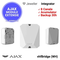 AJAX vhfBridge (WH) - suporta acumulator backup 7Ah