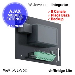 AJAX vhfBridge Lite - interconectare emitatoare VHF cu centrale AJAX Hub
