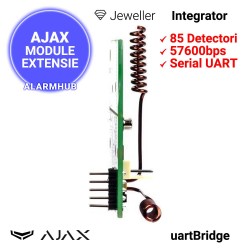 AJAX uartBridge - interfata 85 detectori wireless AJAX, placa de baza
