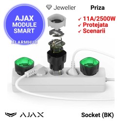 Priza inteligenta AJAX Socket (BK) - suporta scenarii/automatizari