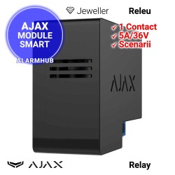AJAX Relay - modul automatizare cu iesire pe releu, functionare puls sau bistabil