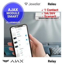 AJAX Relay - modul automatizare cu iesire pe releu, programare din aplicatie