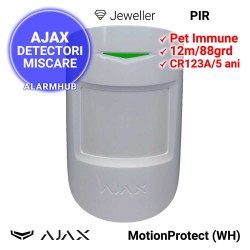 AJAX MotionProtect (WH) - detectie volumetrica 12m/88grd