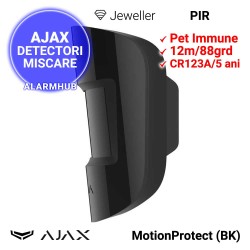 PIR wireless negru AJAX MotionProtect (BK)