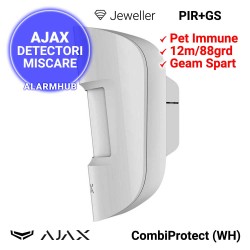 AJAX CombiProtect (WH) - detectie geam spart 9m