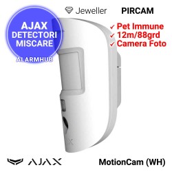Detector miscare cu camera AJAX MotionCam alb