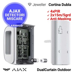 AJAX DualCurtain Outdoor - detector cortina dubla, acoperire 2x15m