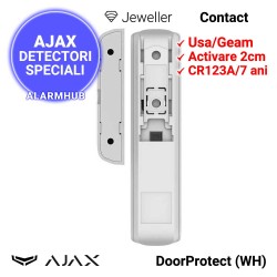 AJAX DoorProtect (WH) - magnet mic, vedere din spate