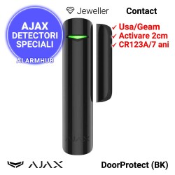 Contact magnetic AJAX DoorProtect (BK) - varianta cu magnet mic