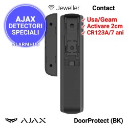 Contact magnetic AJAX DoorProtect (BK) - magnet mic, vedere din spate