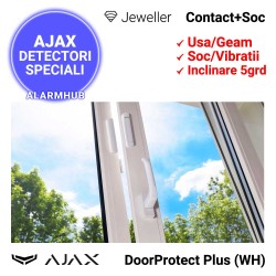 AJAX DoorProtect Plus (WH) - exemplu instalare