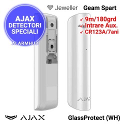 AJAX GlassProtect (WH) - intrare suplimentara pentru senzor cablat