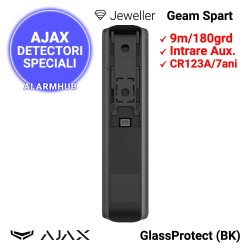 Detector geam spart AJAX GlassProtect (BK) - vedere din spate