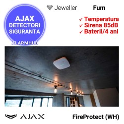 AJAX FireProtect (WH) - exemplu instalare