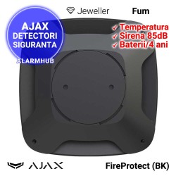 Detector fum si temperatura AJAX FireProtect (BK) - suport smart bracket