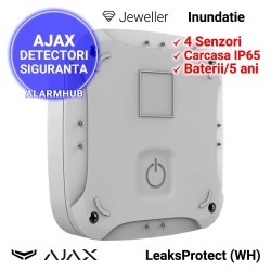 AJAX LeaksProtect (WH) - 4 perechi de senzori, carcasa IP65