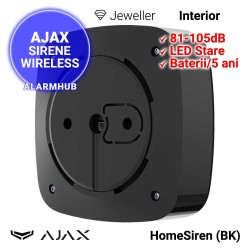 Sirena interior AJAX HomeSiren (BK) - nivel audio reglabil 81-105dB
