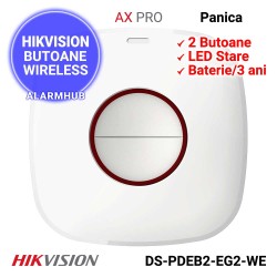 HIKVISION DS-PDEB2-EG2-WE - buton de panica wireless dublu