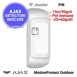 PIR exterior AJAX MotionProtect Outdoor  - temperatura functionare -25+60grdC