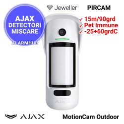 Detector wireless AJAX MotionCam Outdoor - PIR cu camera de exterior