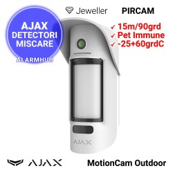 Detector wireless AJAX MotionCam Outdoor - rezolutie camera 640x352