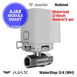 AJAX WaterStop 3/4 (WH) - robinet motorizat, dimensiune 3/4inch, alb
