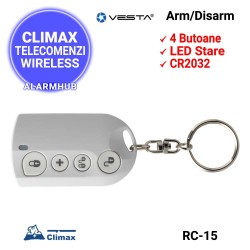 CLIMAX Vesta RC-15 (WH) - telecomanda 4 butoane, alba