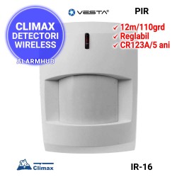 CLIMAX Vesta IR-16 - detector PIR wireless, 12m/110grd