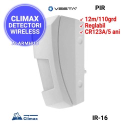 CLIMAX Vesta IR-16 - baterie CR123A pentru 5 ani