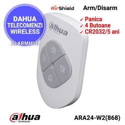 Telecomanda DAHUA ARA24-W2(868) - 4 butoane cauciucate