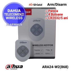 Telecomanda DAHUA ARA24-W2(868) - baterie CR2032 preinstalata