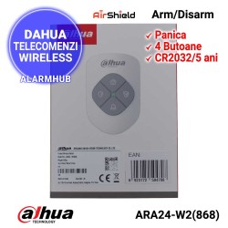 Telecomanda DAHUA ARA24-W2(868) - acoperire wireless 900m (in camp deschis)