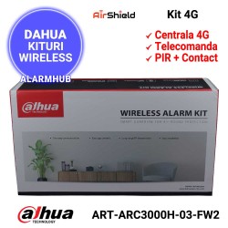 Kit alarma 4G wireless DAHUA ART-ARC3000H-03-FW2 - include centrala, PIR, contact usa si telecomanda