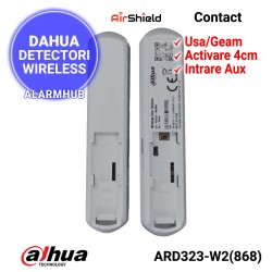 DAHUA ARD323-W2 - contact magnetic wireless, intrare senzor cablat (auxiliar)