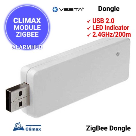 Dongle ZigBee CLIMAX Vesta - conectare USB, frecventa 2.4GHz