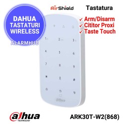 Tastatura DAHUA ARK30T-W2 - comunicatie wireless criptata AES128