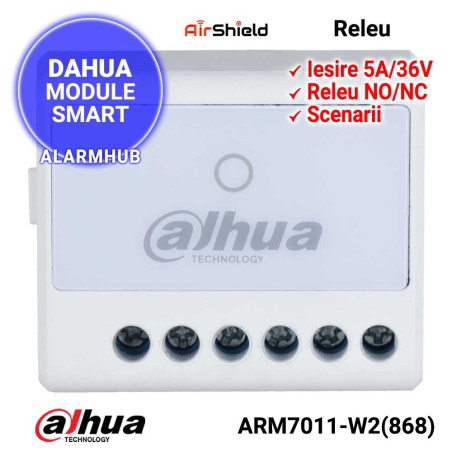 Releu automatizare DAHUA ARM7011-W2 - iesire 5A, contacte NO/NC