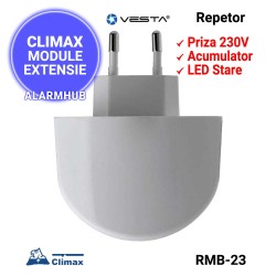 Repetor wireless CLIMAX Vesta RMB-23 - semnalizare cadere 230V