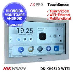 Tastatura multifunctionala HIKVISION DS-KH9510-WTE1 - controleaza sistemul de alarma wireless AX PRO