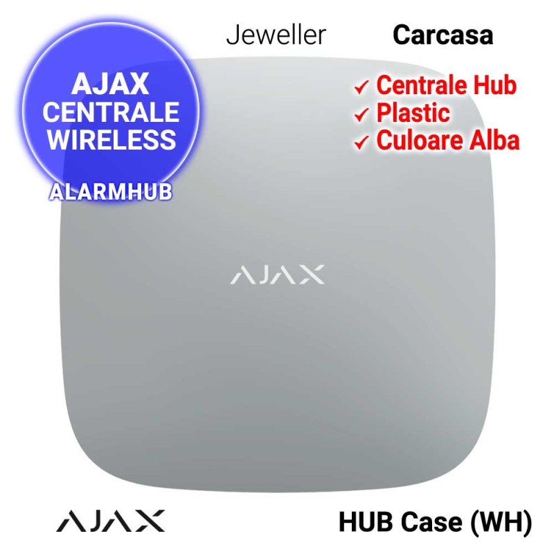 Carcasa AJAX HUB Case (WH)  - compatibila centrale wireless Hub, Hub 2