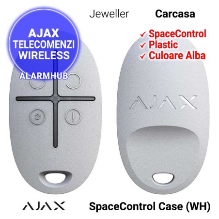 Carcasa telecomanda alba AJAX SpaceControl Case (WH)