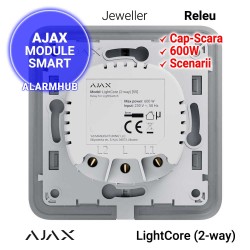 Modul releu AJAX LightCore (2-way) - cap-scara, 600W